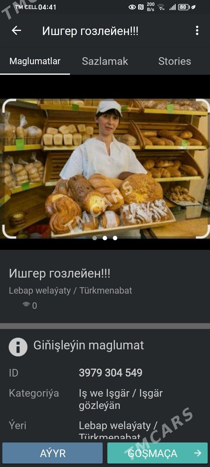 Ишгер гозлейен - Туркменабат - img 3