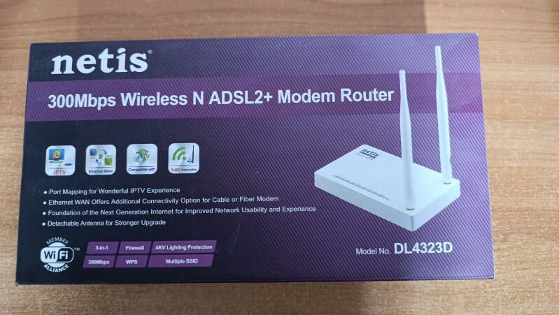Netis DL4323D роутер ADSL2+ - Türkmenabat - img 5