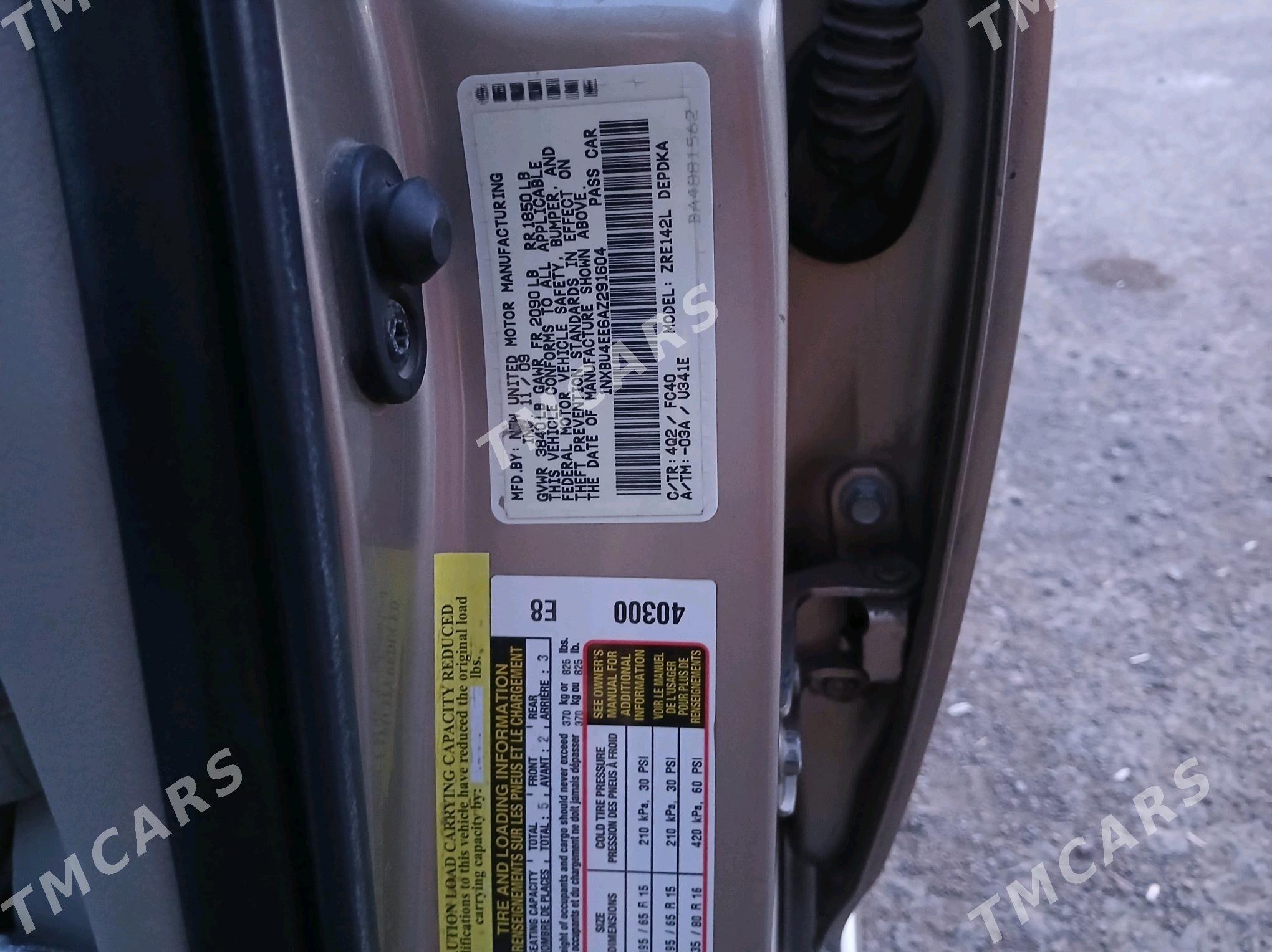 Toyota Corolla 2010 - 140 000 TMT - Daşoguz - img 6