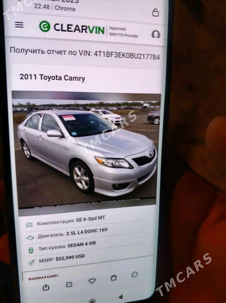 Toyota Camry 2011 - 220 000 TMT - Balkanabat - img 7