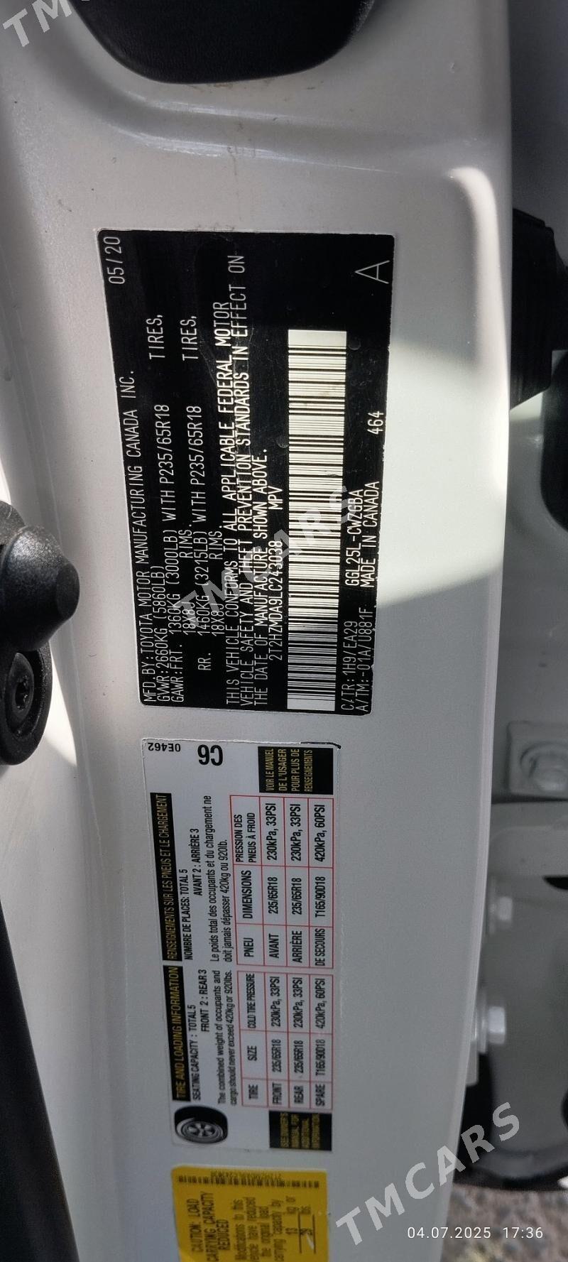 Lexus RX 350 2020 - 600 000 TMT - Mary - img 6