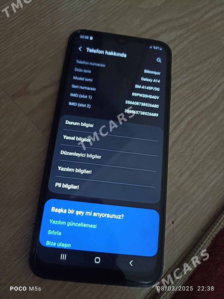 SAMSUNG A14 - Гёкдепе - img 3