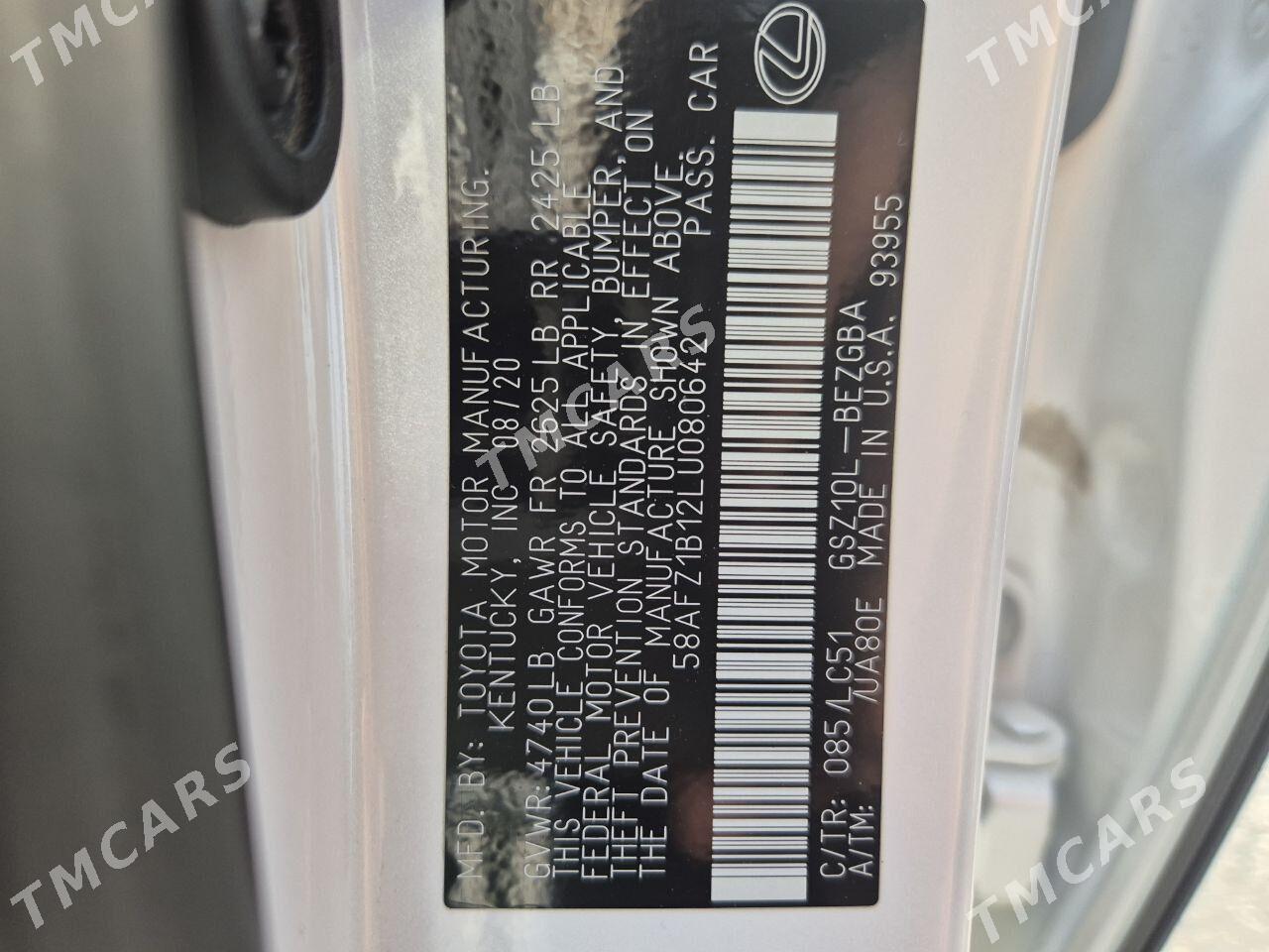 Lexus ES 350 2020 - 750 000 TMT - Ашхабад - img 4