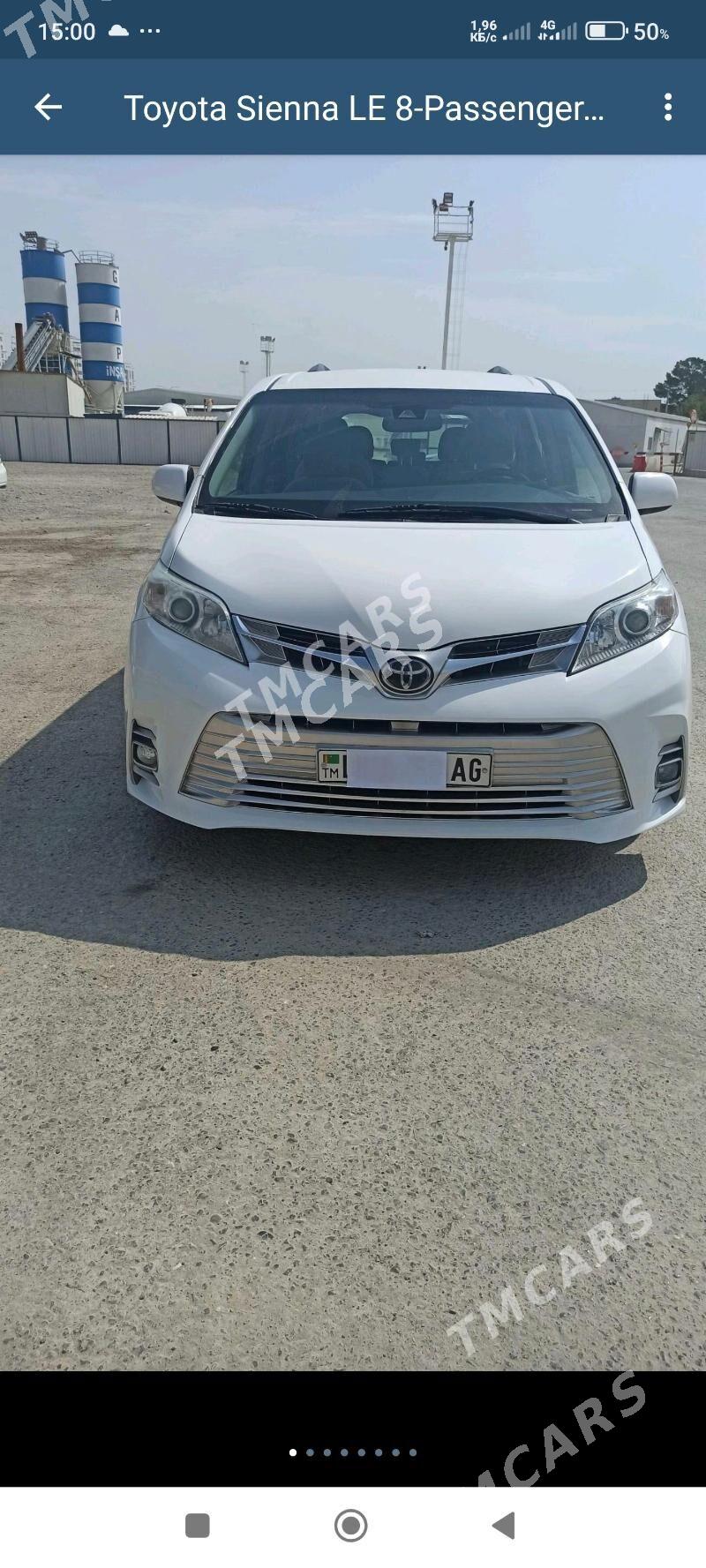 Toyota Sienna 2019 - 350 000 TMT - Aşgabat - img 4
