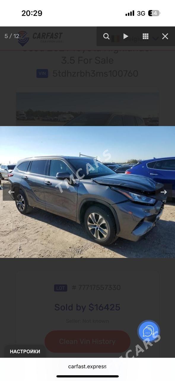 Toyota Highlander 2021 - 520 000 TMT - Mary - img 2