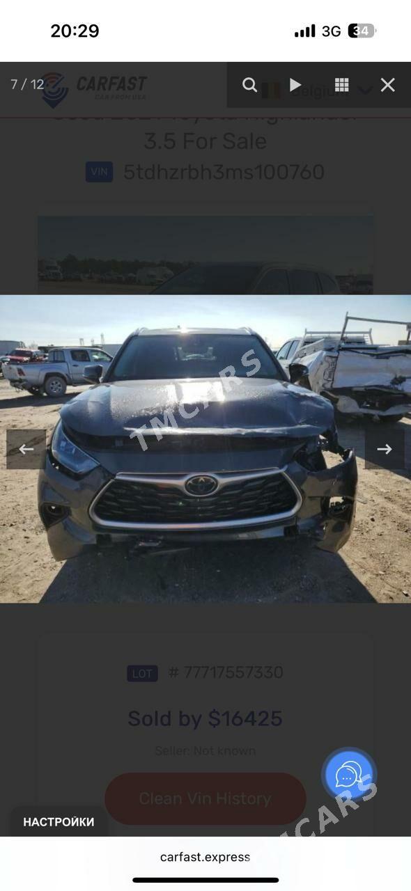 Toyota Highlander 2021 - 520 000 TMT - Mary - img 4