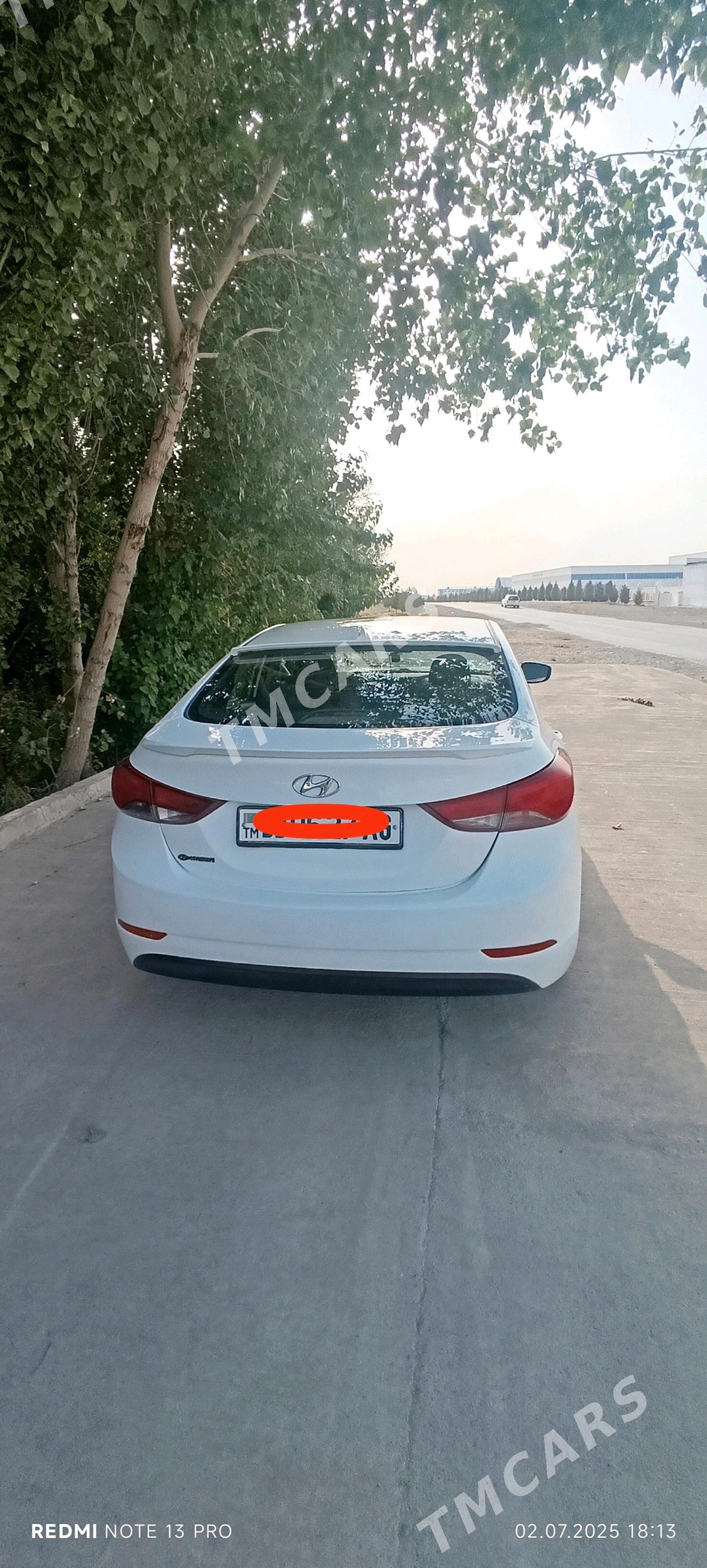 Hyundai Elantra 2015 - 180 000 TMT - Aşgabat - img 6