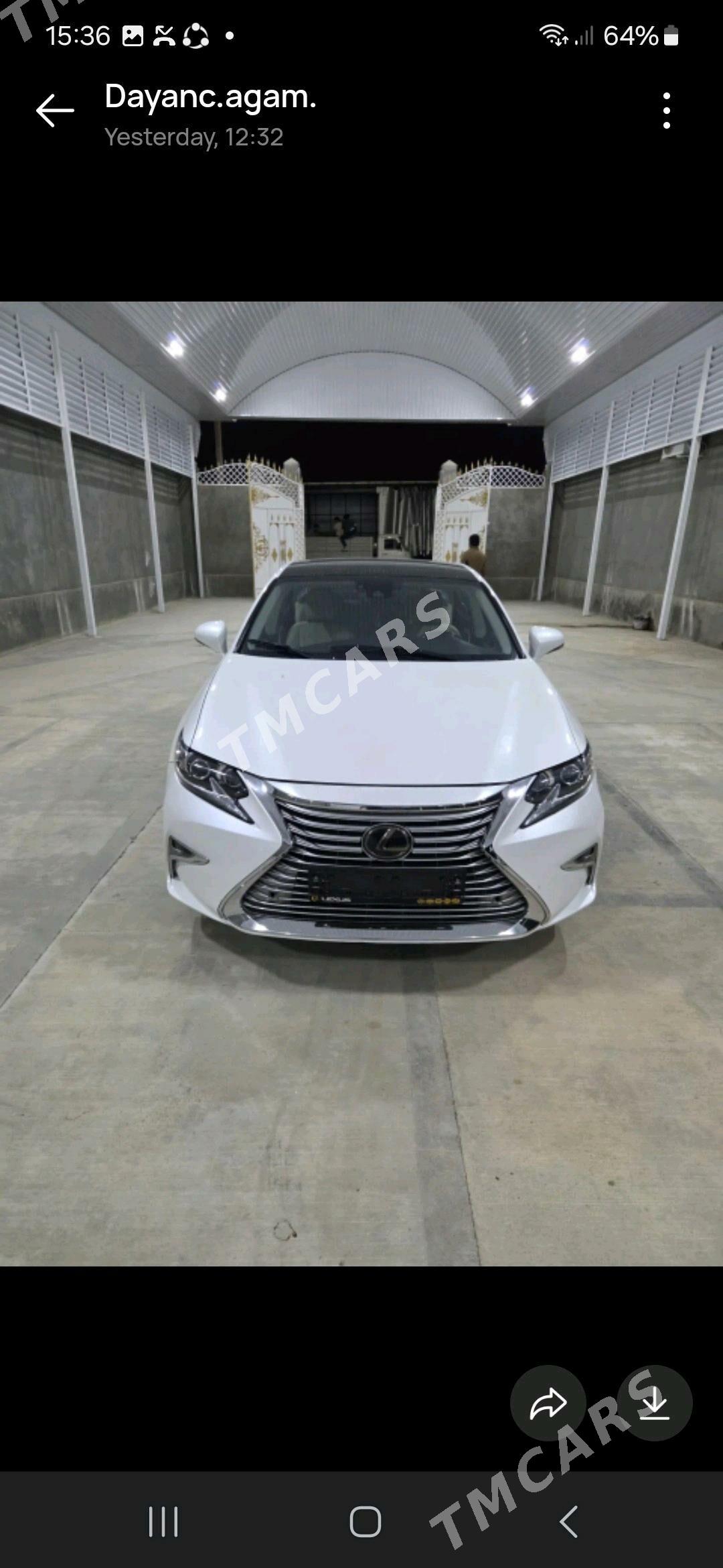 Lexus ES 350 2018 - 420 000 TMT - Гызыларбат - img 9
