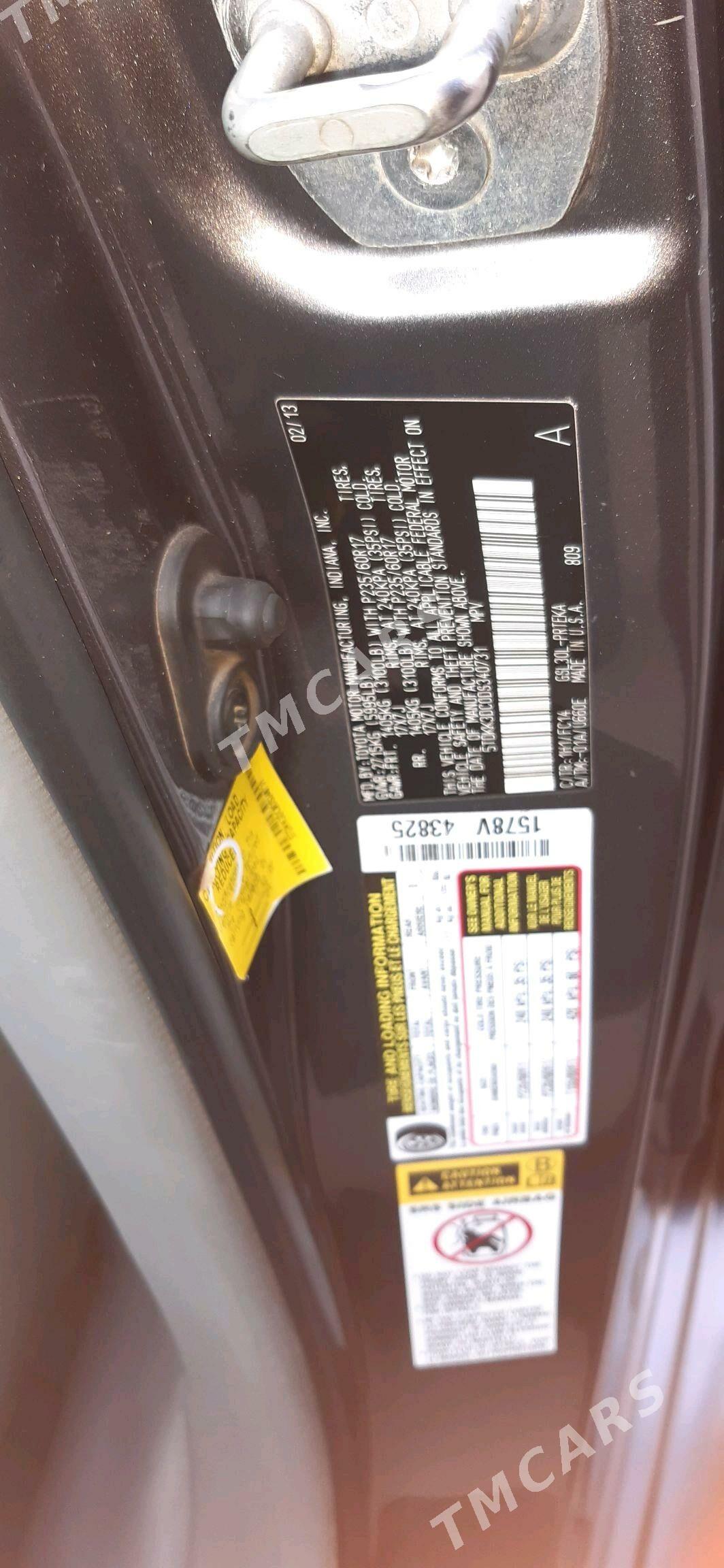 Toyota Sienna 2013 - 260 000 TMT - Daşoguz - img 2
