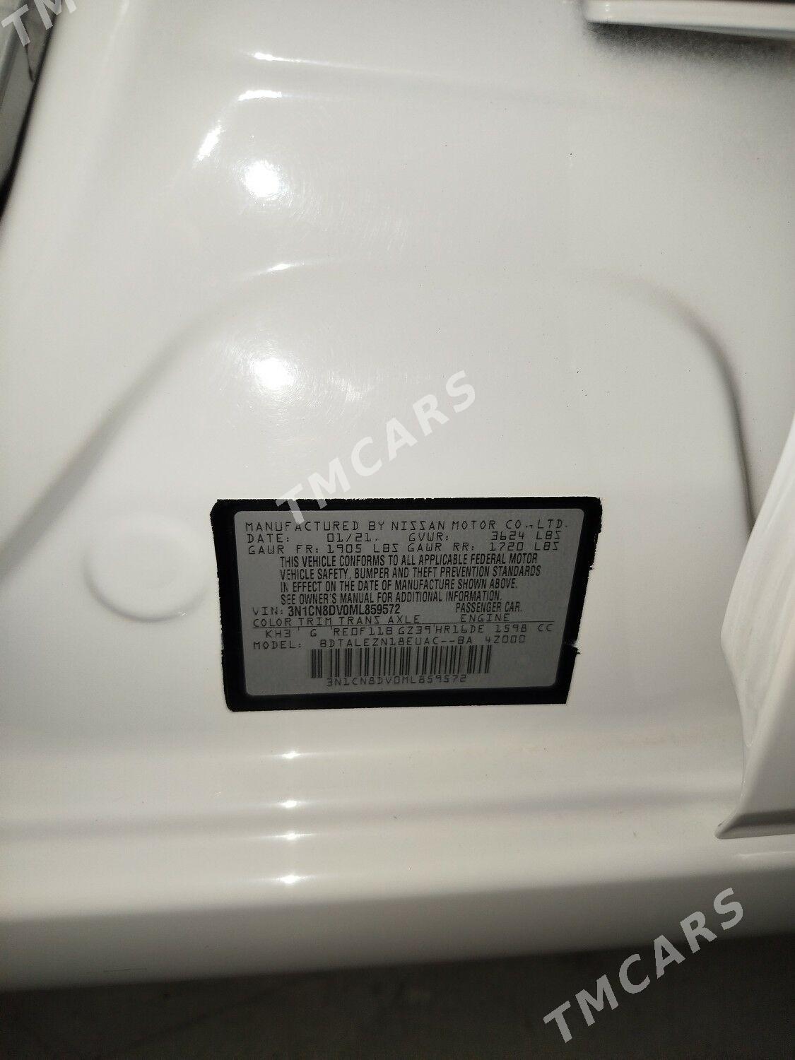 Nissan Versa 2021 - 178 000 TMT - Aşgabat - img 6