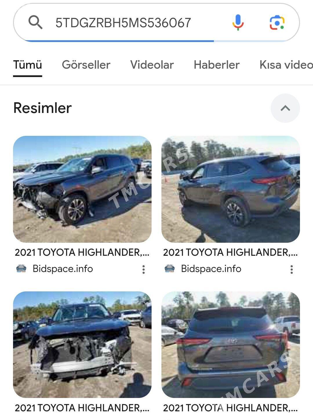 Toyota Highlander 2021 - 600 000 TMT - Мары - img 9