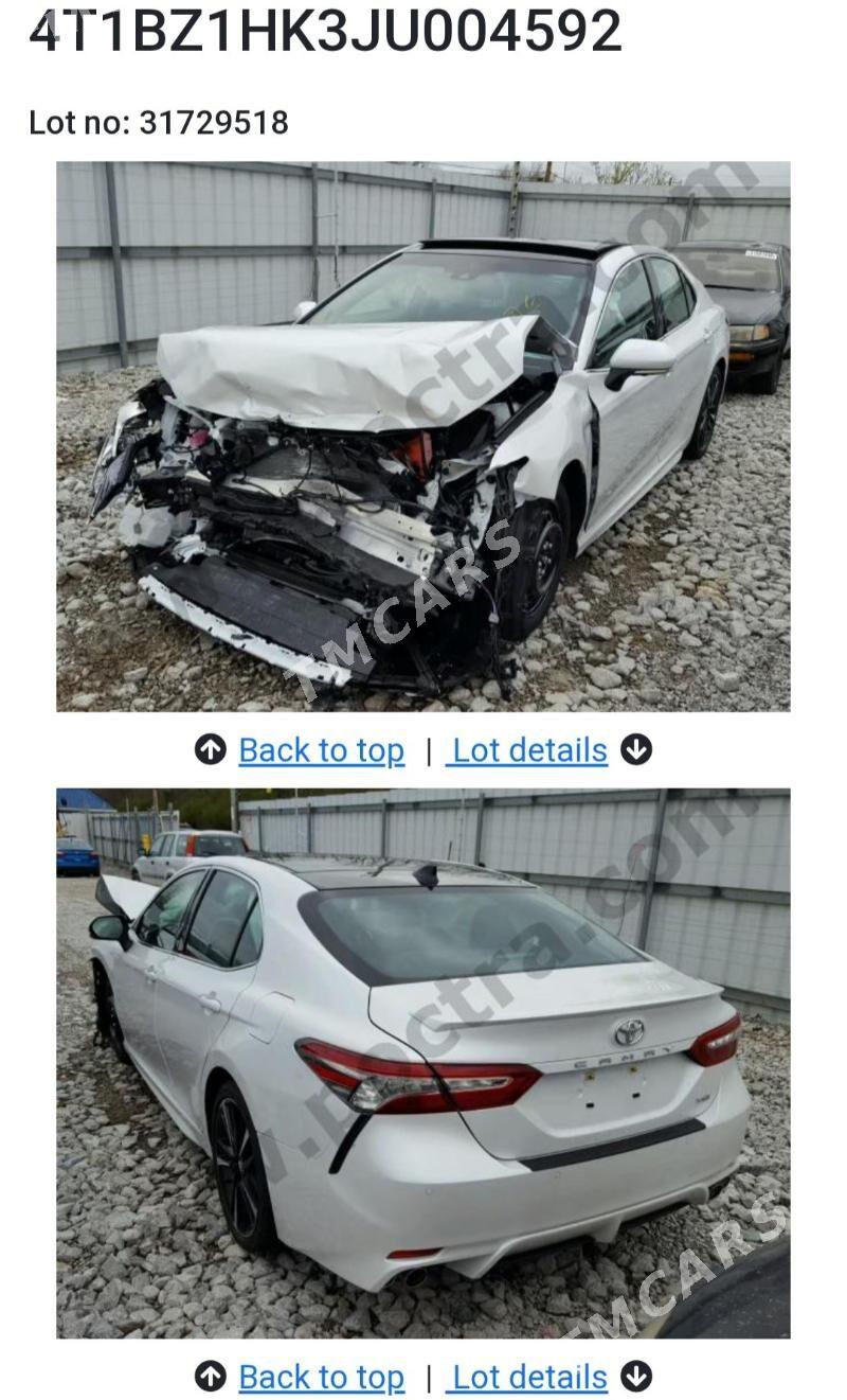 Toyota Camry 2018 - 375 000 TMT - Nebitgaz (Andalib-Ankara köç.) - img 2