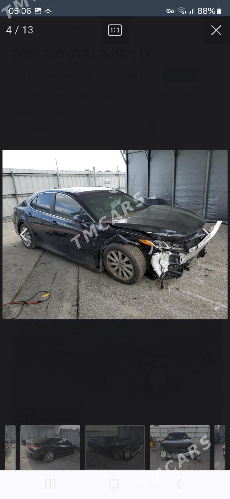 Toyota Camry 2020 - 278 000 TMT - Aşgabat - img 10