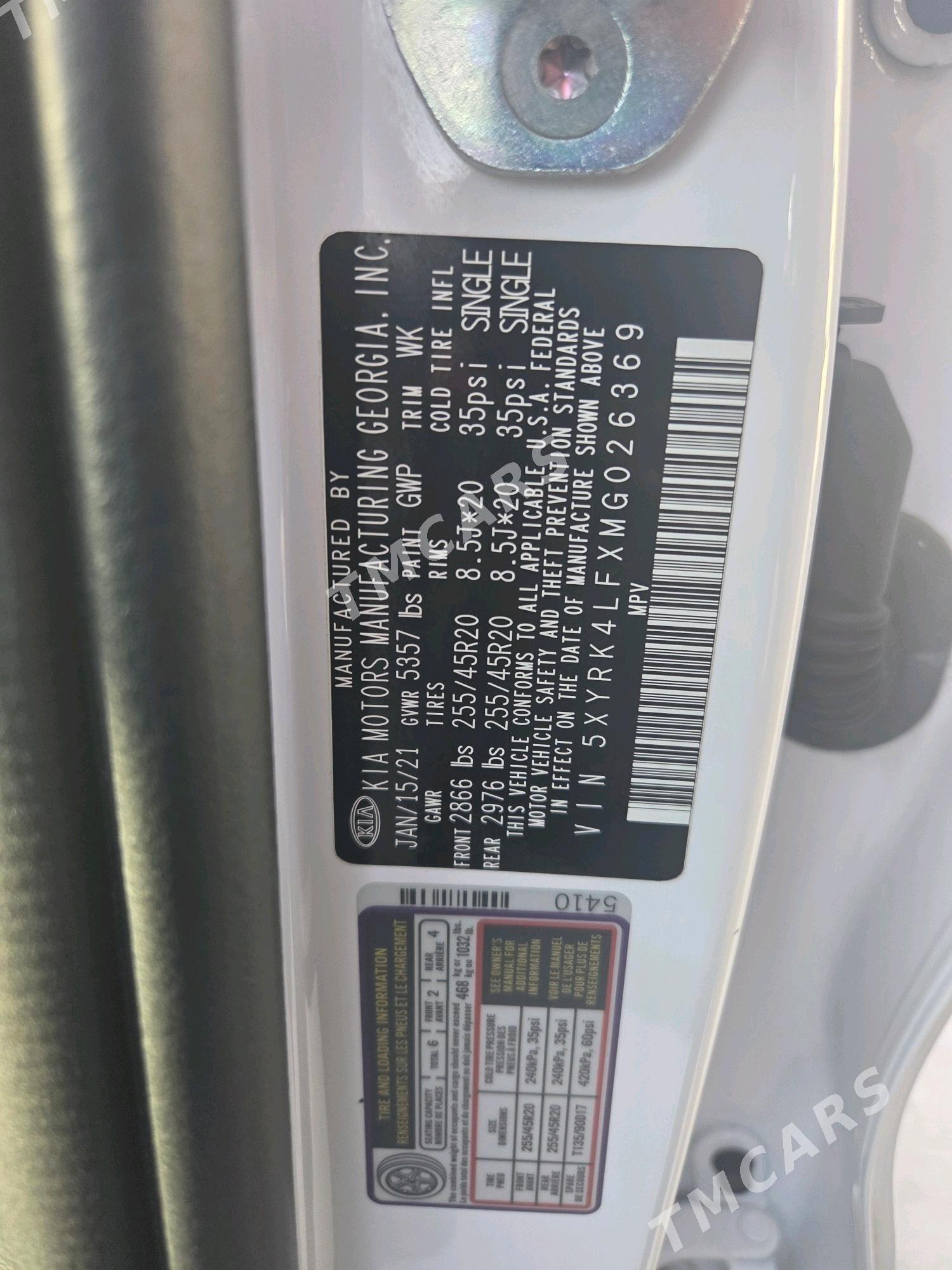 Kia Sorento 2021 - 440 000 TMT - Aşgabat - img 6