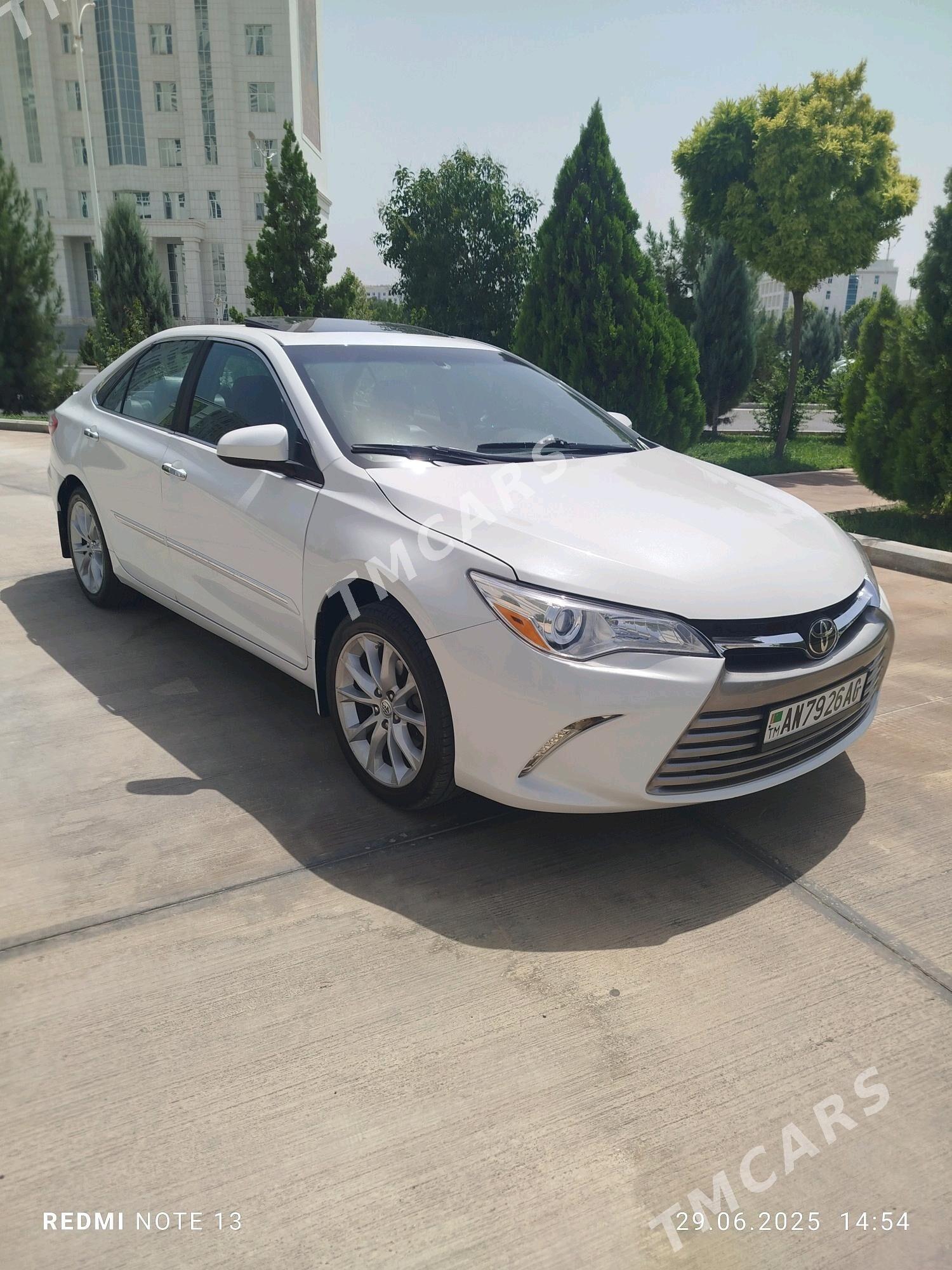 Toyota Camry 2017 - 263 000 TMT - Ашхабад - img 3