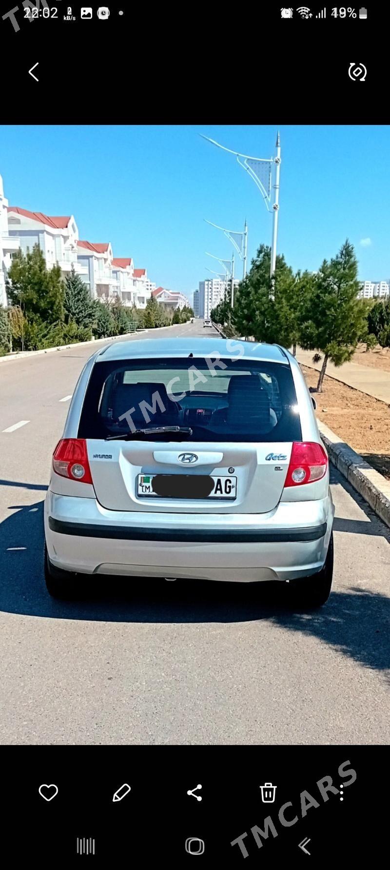 Hyundai Getz 2005 - 90 000 TMT - Ашхабад - img 3