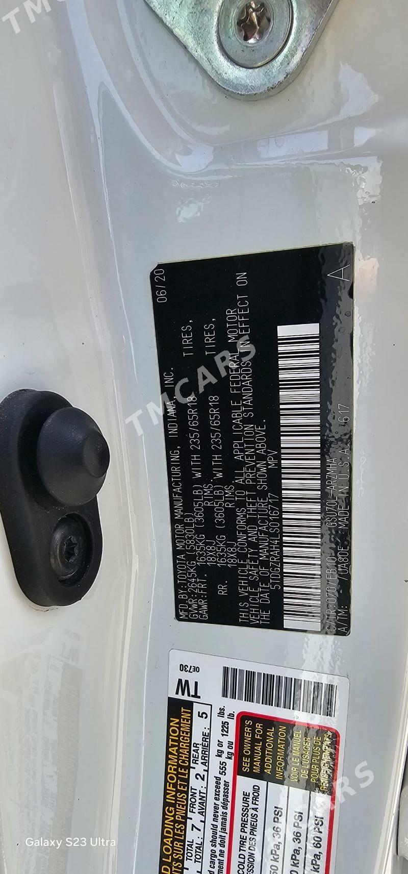 Toyota Highlander 2020 - 635 000 TMT - Täze zaman - img 5