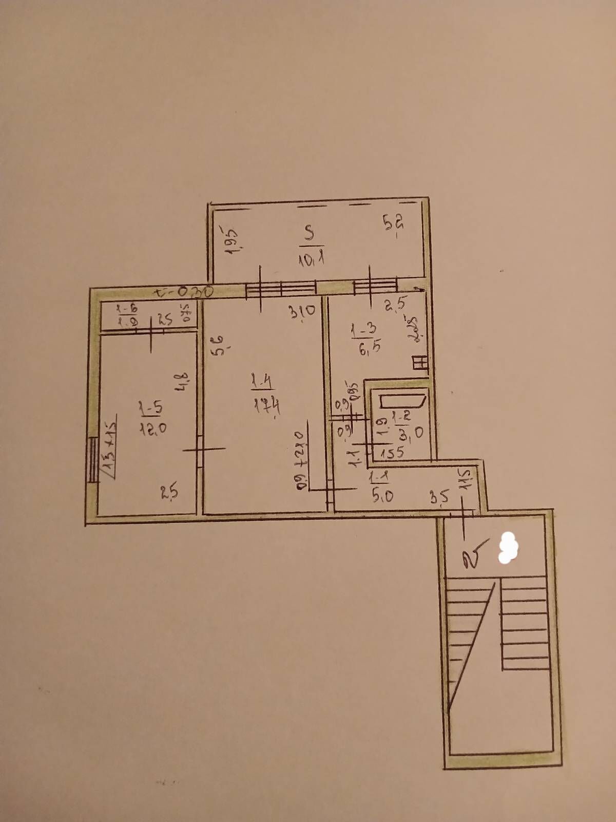 Satlyk 11 mkr 2 kom 1 etaj - Ашхабад - img 1