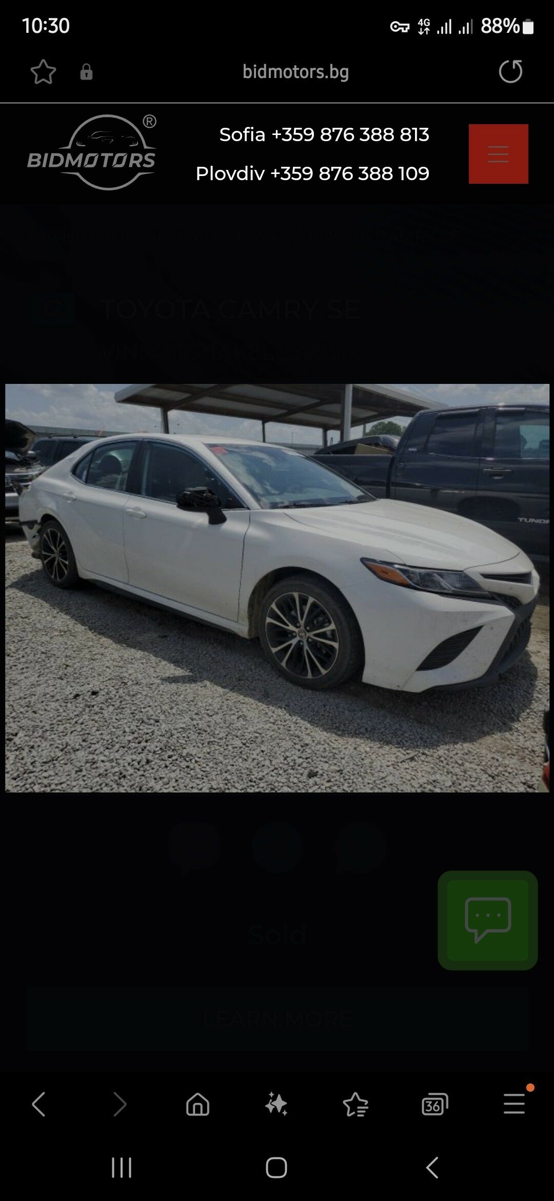 Toyota Camry 2020 - 330 000 TMT - Aşgabat - img 3