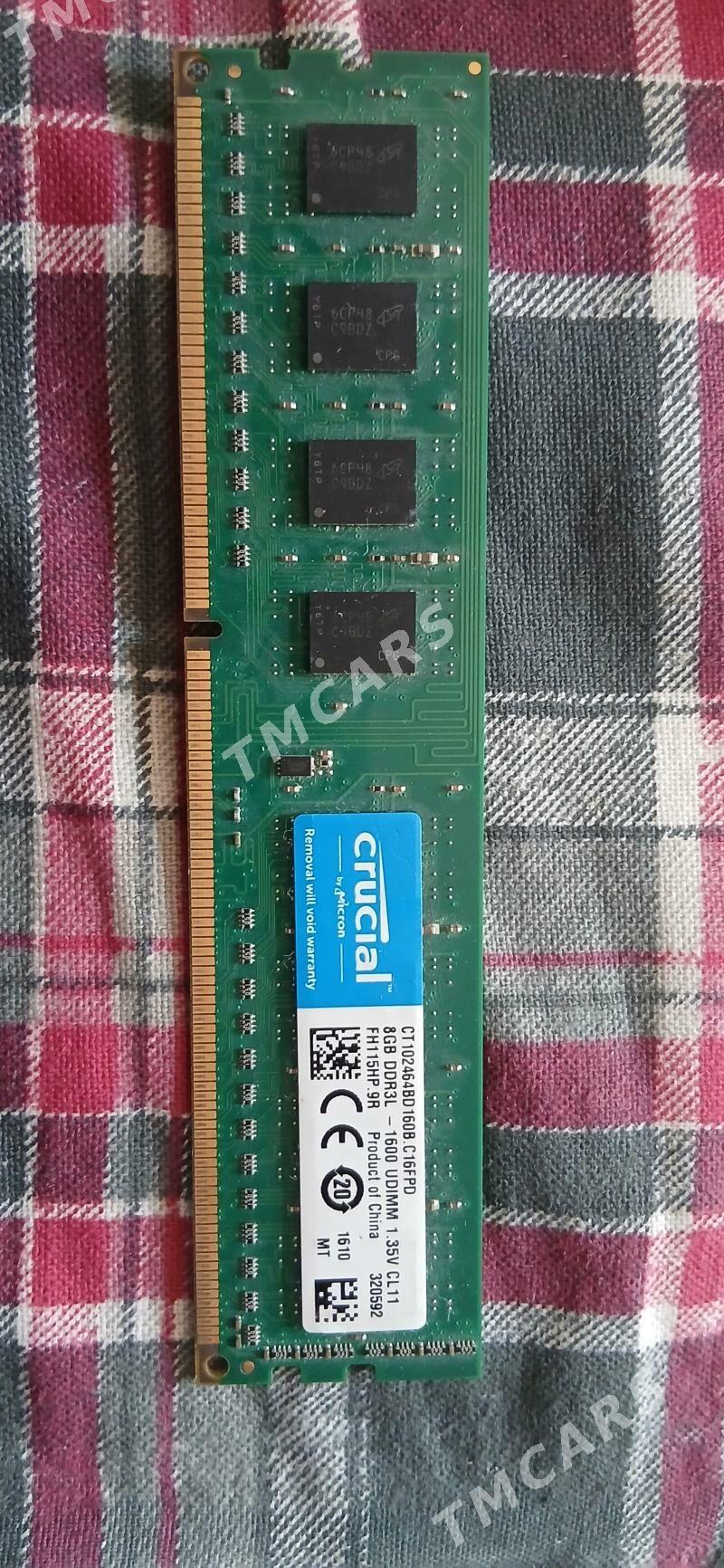 RAM pamyat 8gb - Дашогуз - img 1