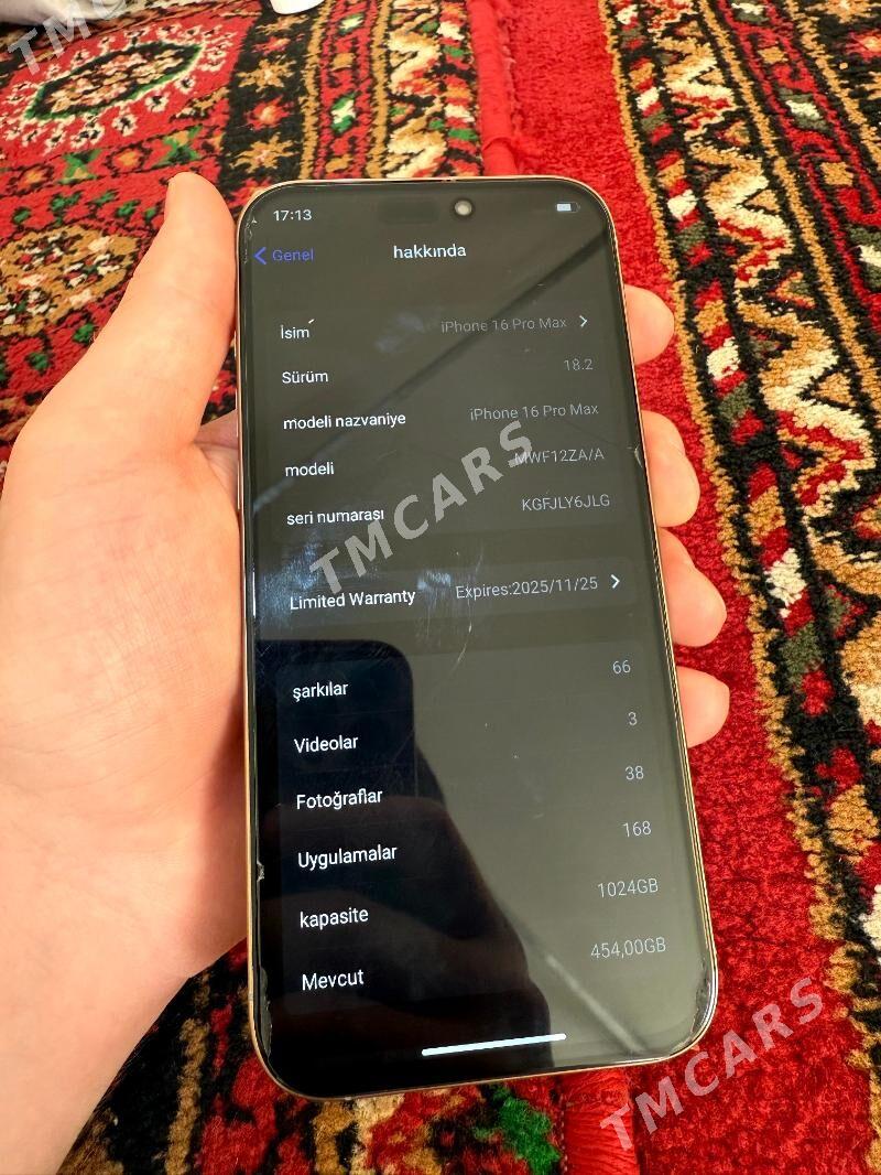 iPhone 16 pro max 1:1 kopiya - Podwoýski köç. (Bitarap Türkmenistan şaýoly) - img 4