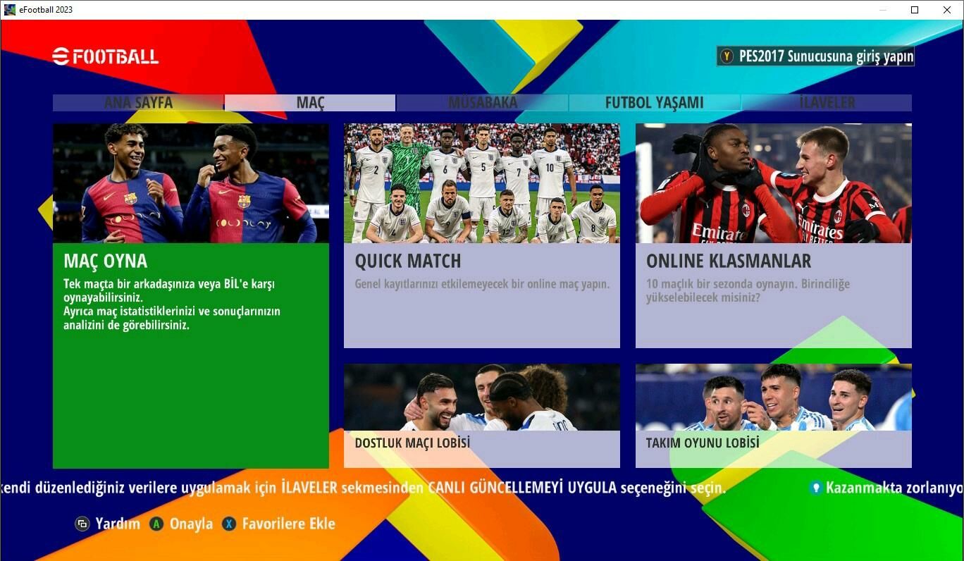 PES 17 Patch 2025.07 - Büzmeýin - img 7
