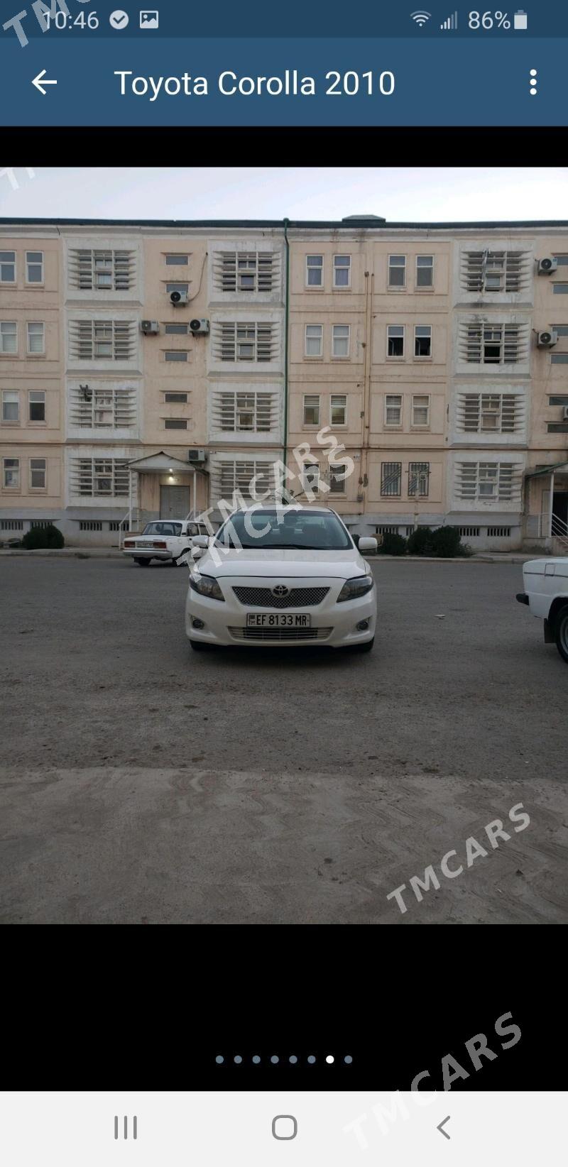 Toyota Corolla 2010 - 128 000 TMT - Мары - img 2