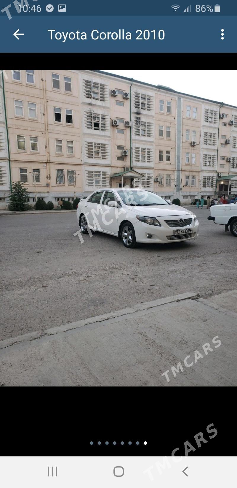 Toyota Corolla 2010 - 128 000 TMT - Мары - img 3