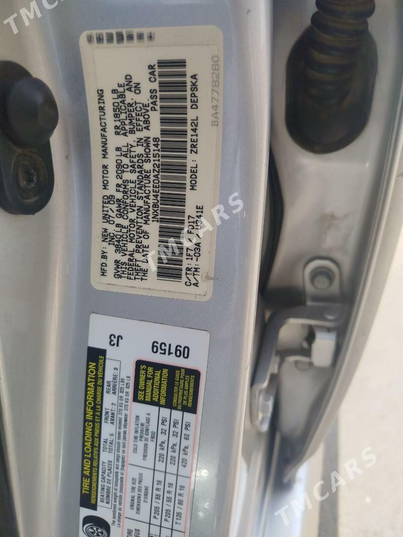 Toyota Corolla 2009 - 145 000 TMT - Aşgabat - img 5