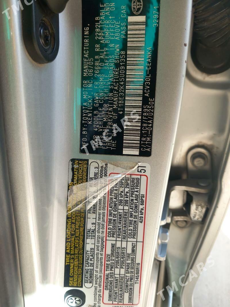 Toyota Camry 2005 - 190 000 TMT - Köýtendag - img 5