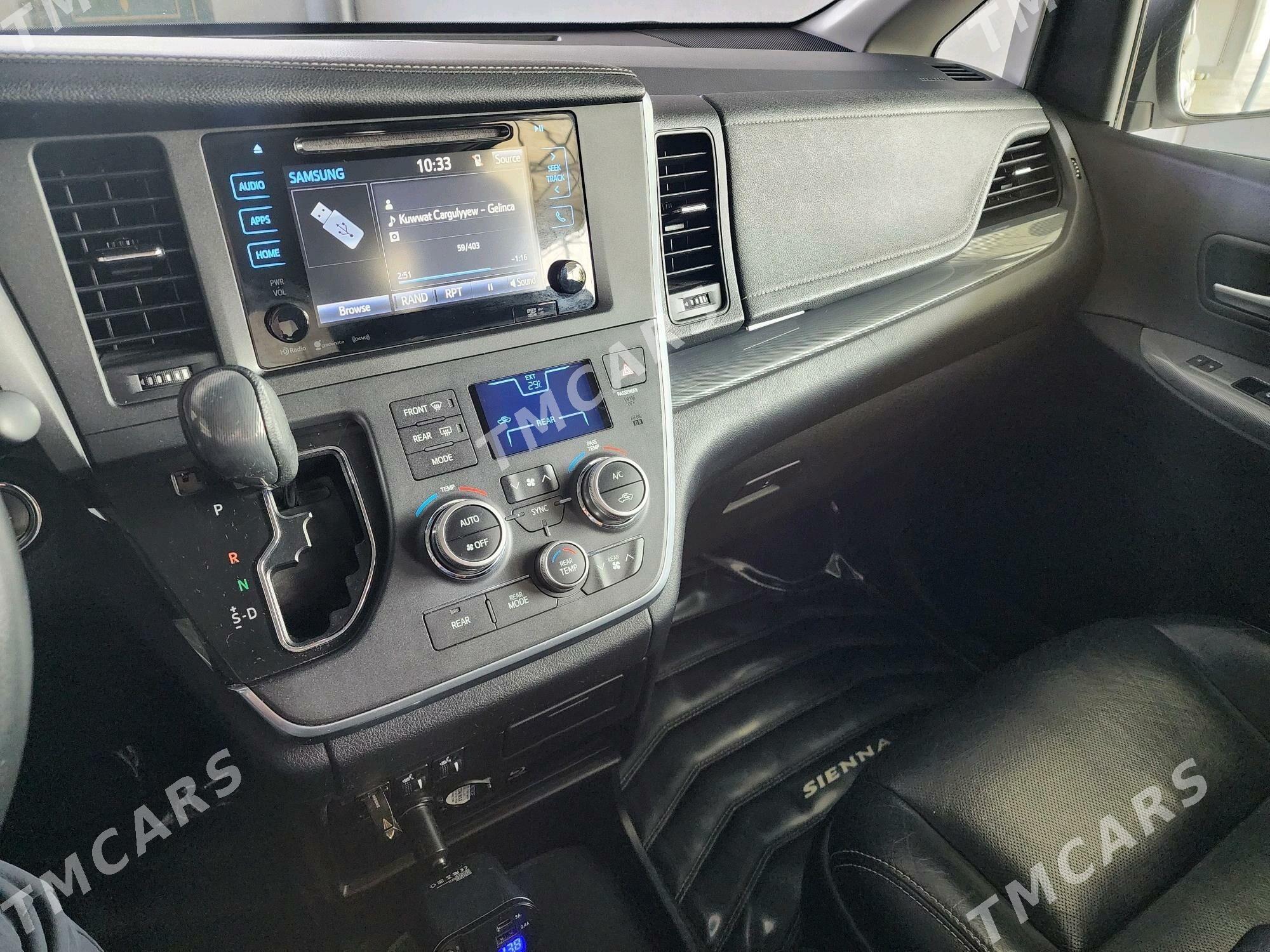 Toyota Sienna 2017 - 390 000 TMT - Aşgabat - img 7