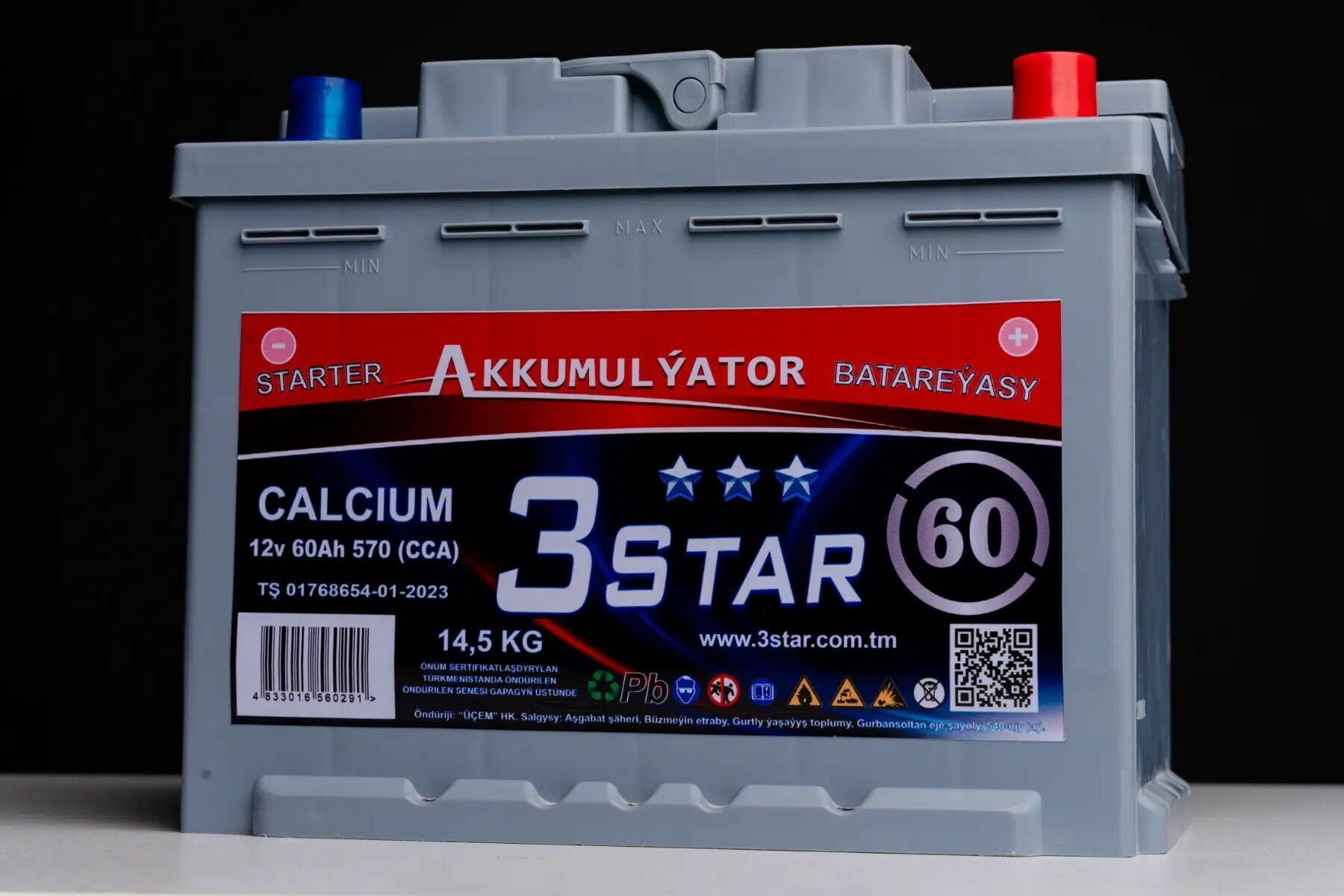 akumlýator 60. lyk 500 TMT - Çoganly - img 2