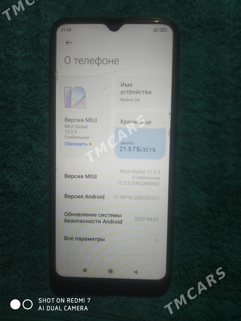 Redmi9a 32gb - Мары - img 2
