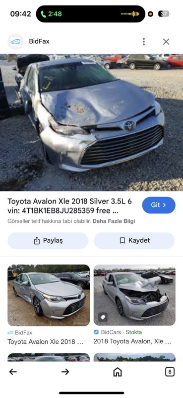 Toyota Avalon 2018 - 285 000 TMT - Ашхабад - img 8