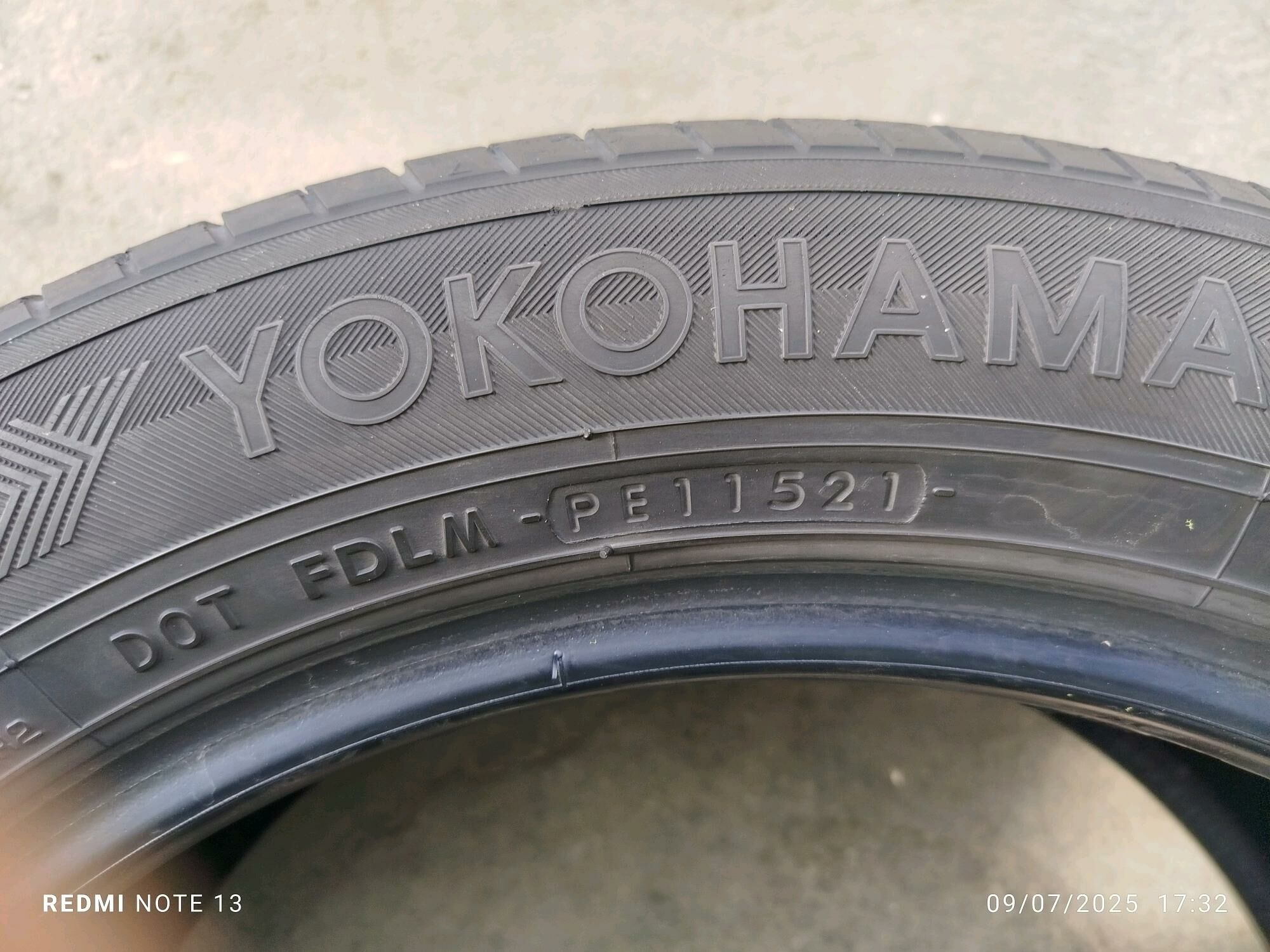 215 55 17 4şt yokohama 1 500 TMT - Howdan "W" - img 4