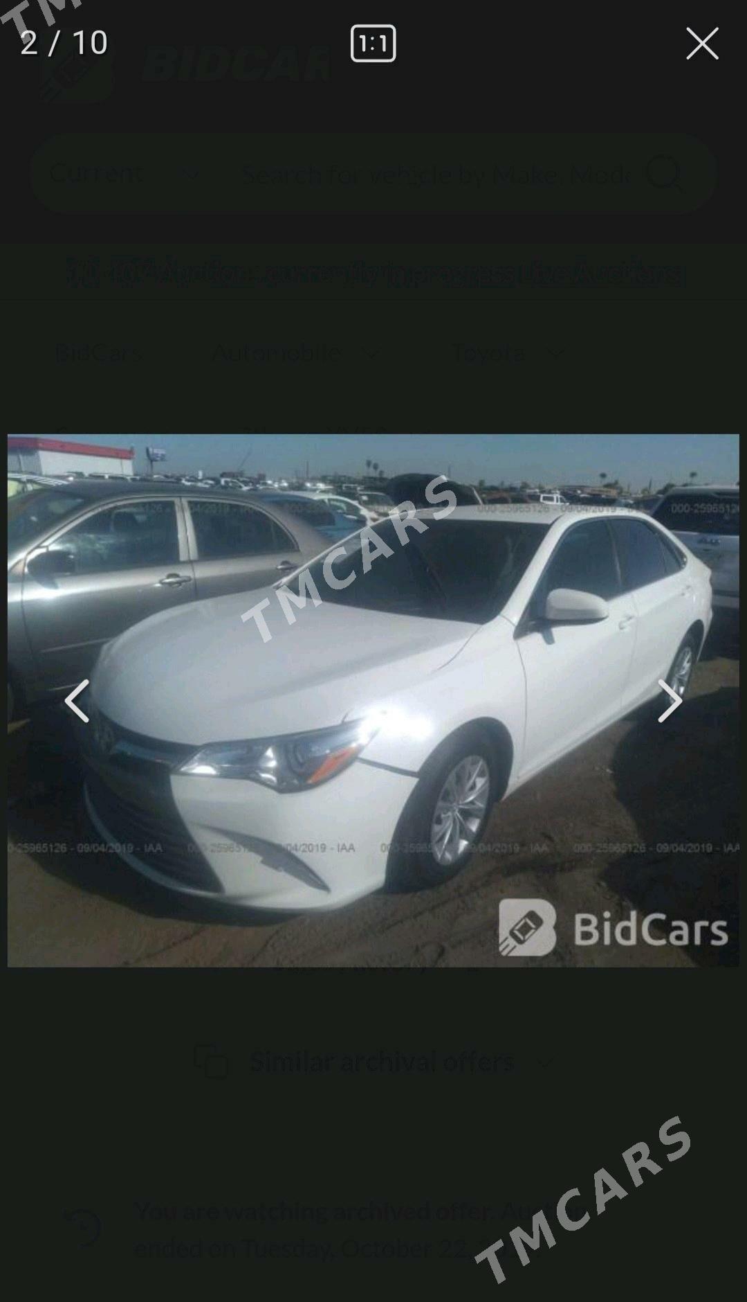 Toyota Camry 2016 - 255 000 TMT - Ашхабад - img 8
