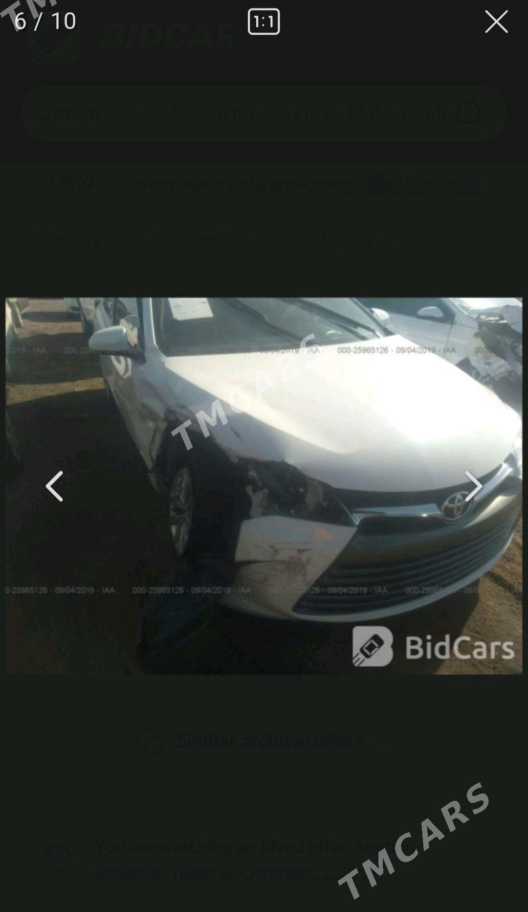 Toyota Camry 2016 - 255 000 TMT - Ашхабад - img 7