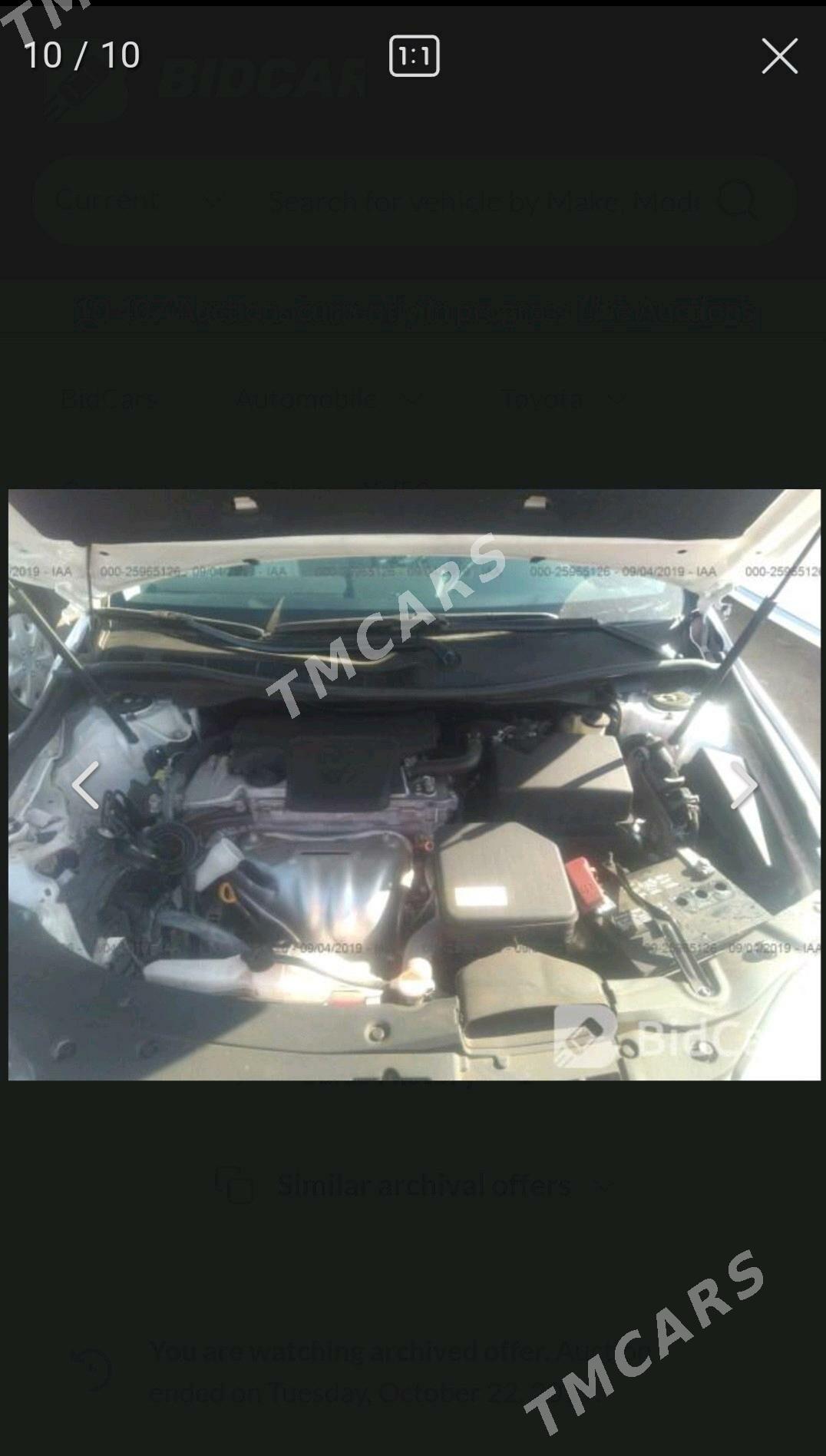 Toyota Camry 2016 - 255 000 TMT - Ашхабад - img 10