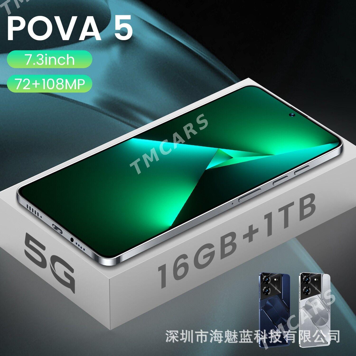 POVA 5 TELEFON TAZE ÇYKAN - Ашхабад - img 2