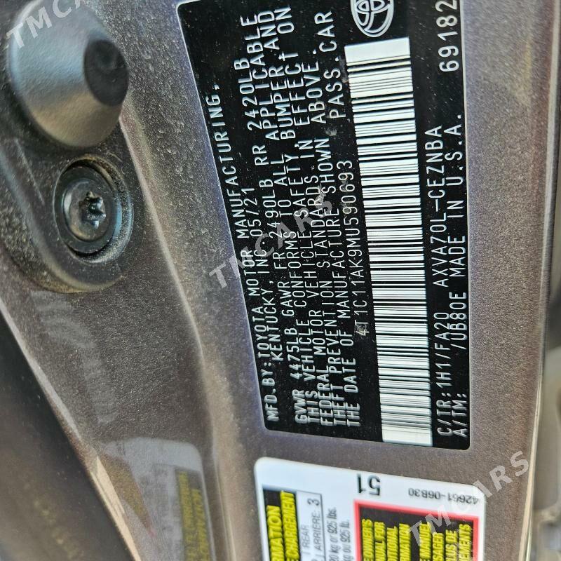 Toyota Camry 2021 - 279 000 TMT - Aşgabat - img 6