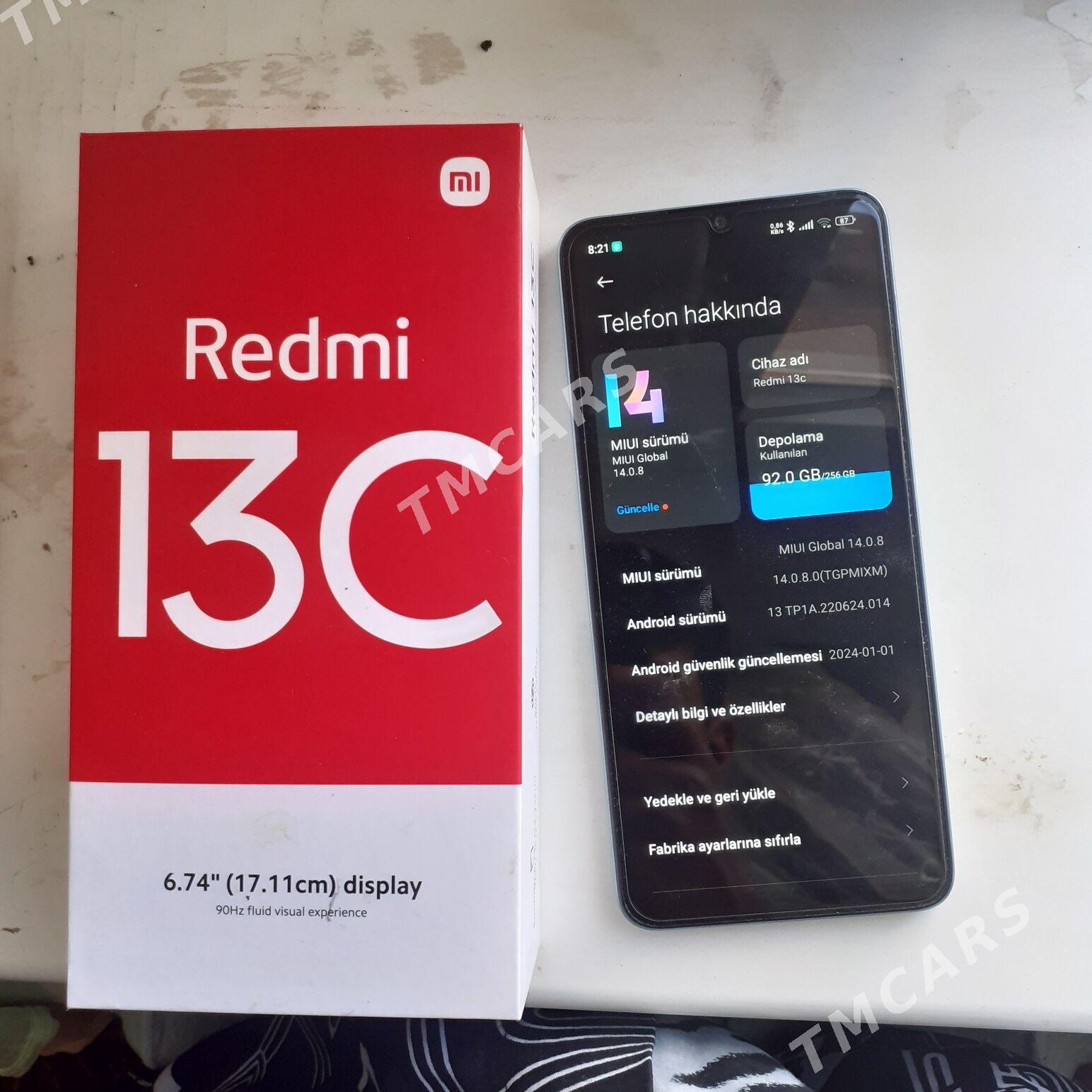 redmi 13c 8/256 tâze - Türkmenbaşy etr. - img 3
