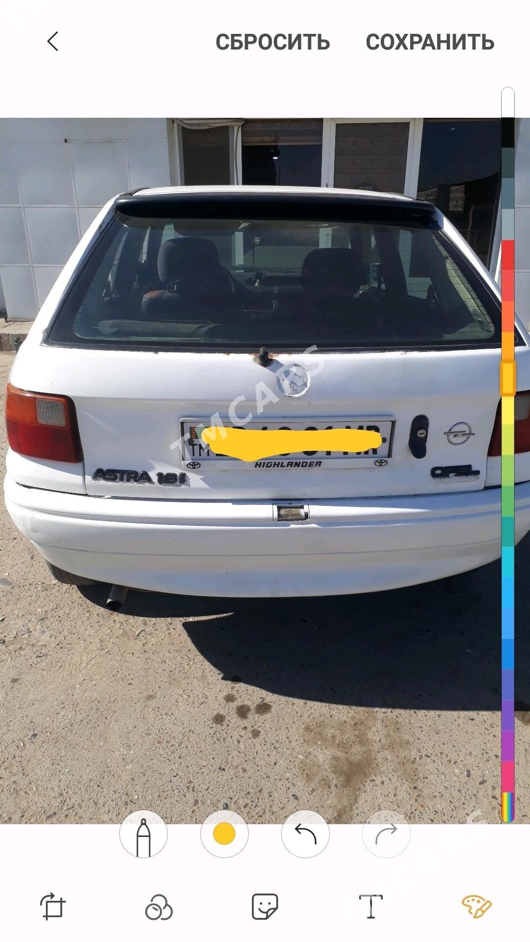 Opel Astra 1992 - 29 000 TMT - Мары - img 2