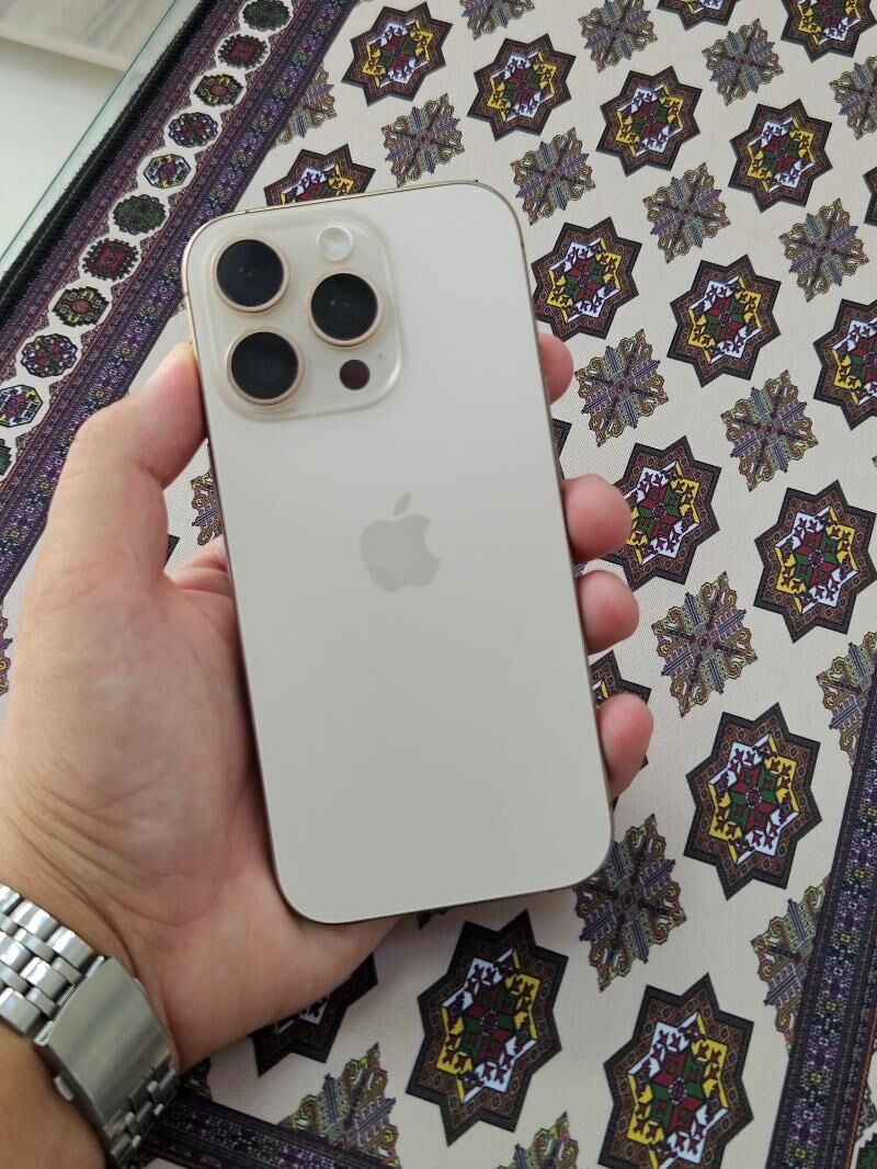 iphone 16pro 100% 128gb ZA - Aşgabat - img 1