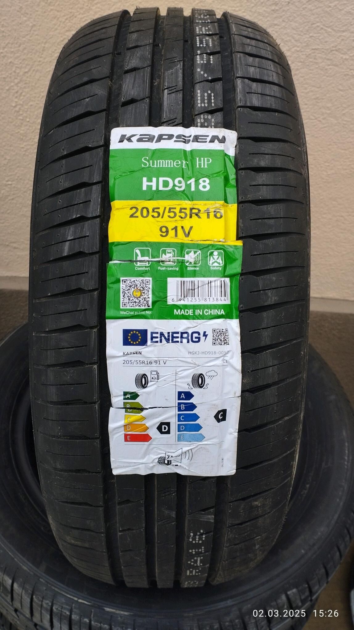Kapsen 205 55 15 Taze teker 520 TMT - Aşgabat - img 2