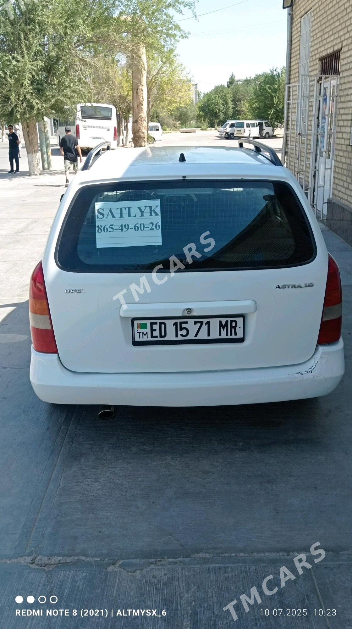 Opel Astra 2000 - 75 000 TMT - Мары - img 4
