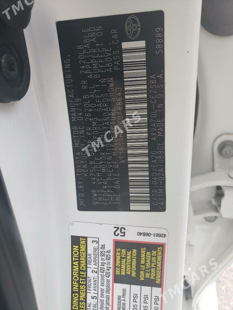 Toyota Camry 2020 - 340 000 TMT - Mary - img 4