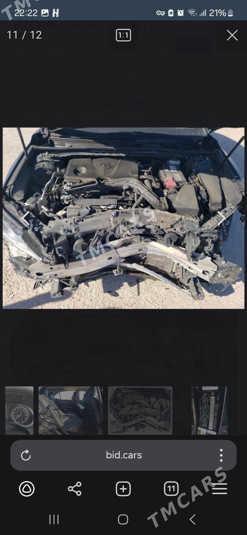 Toyota Camry 2019 - 299 000 TMT - 2 мкр - img 3