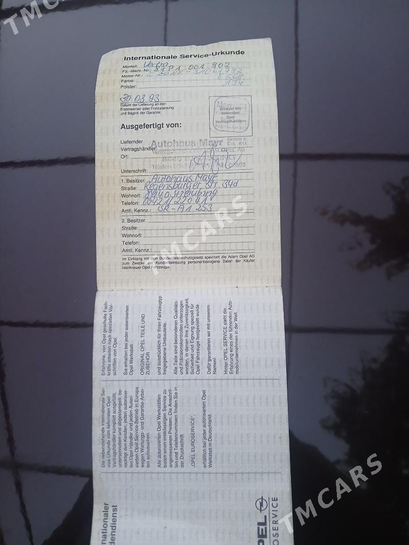 Opel Vectra 1993 - 50 000 TMT - Саят - img 3