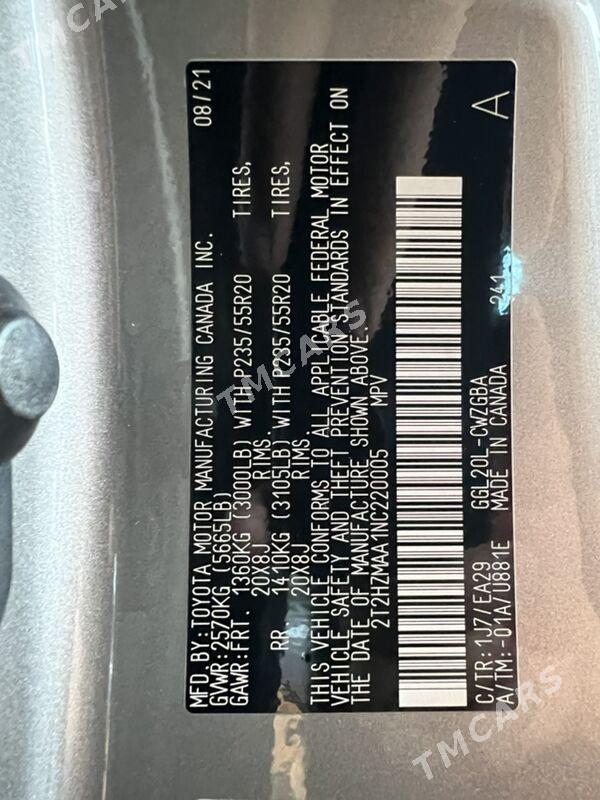 Lexus RX 350 2021 - 570 000 TMT - Дашогуз - img 9