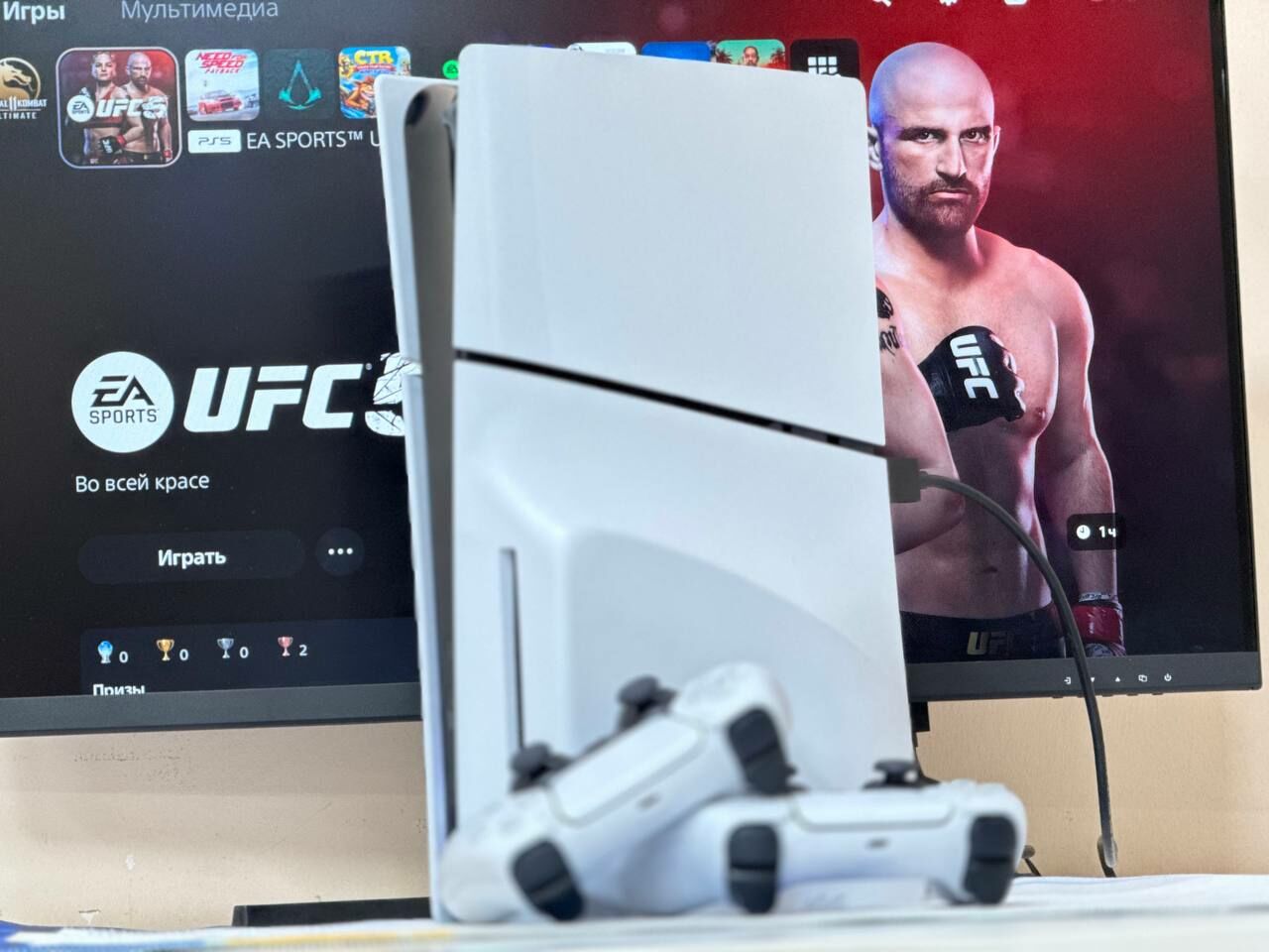 PS5 Slim 1TB + 12 игр+2 джойст - Ашхабад - img 9